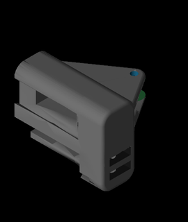 filament guider s'épuiser capteur ender 3 3d print model - Mito3D