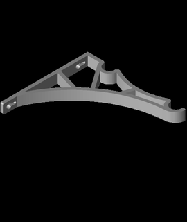 filament spool shelf bracket 3d model skartz thangs 3d print model - Mito3D
