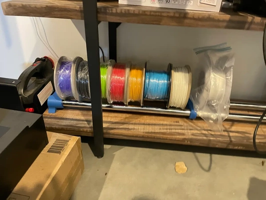 filament storage rail - 3d by col4444 on thangs 3d print model - Mito3D