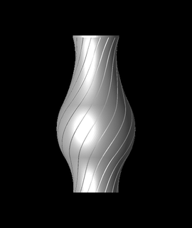 iplik vazo tasarımcı 3d print model - Mito3D