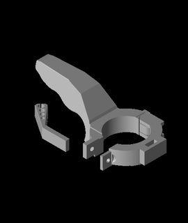 finger grip dremel protector scr 3d print model - Mito3D