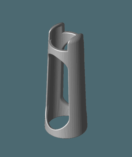 finger large splintstl - orthopaedic bones 3d print model - Mito3D