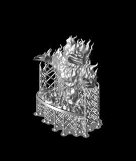fire elemental 3d model mz4250 thangs 3d print model - Mito3D