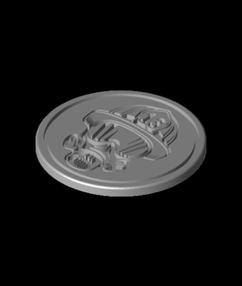 fire fighter coin kcwarthog 3d print model - Mito3D