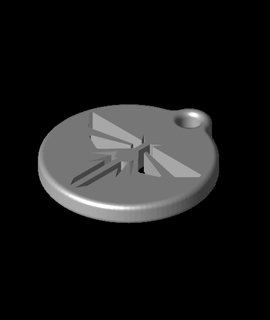 Glühwürmchen us Schlüsselbund Reißverschluss 3d print model - Mito3D