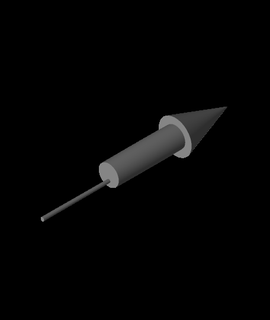 fuegos artificiales cohete higo petrovsky aficiones juegos 3d print model - Mito3D
