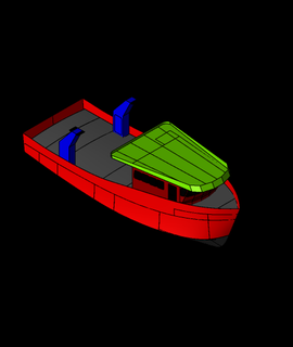 pêche chalutiers 3d modèle naval architecte 3d print model - Mito3D