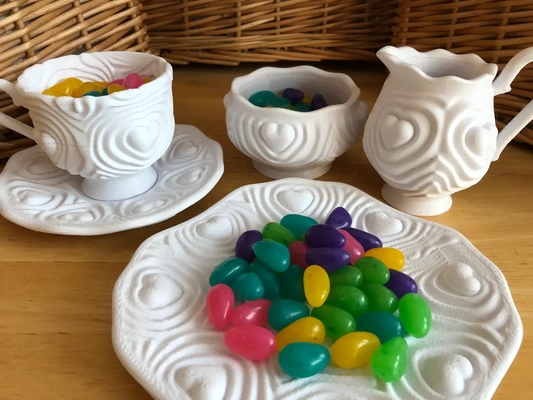 benzersiz kalp atışı tabaklar 3d by davemakesstuff teşekkürler sevgili sevgililer hediye depolama konteyner tabak mutfak gereçleri ev sanat doku dalgalanma çay parti oyuncak oyuncaklar ilkbahar çevresel 3d print model - Mito3D