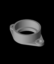 flanged 608 bearing panel mount 3d model thangs 3d print model - Mito3D