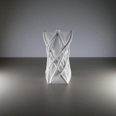 flared string vase - 3d by printbunny on thangs art artwork decorative 3dprintbunny 3d print model - Mito3D