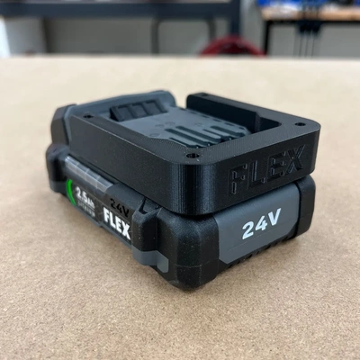 flex 24v battery mount - 3d by shop nation on thangs 3d print model - Mito3D