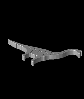 flexi brachiosaurus ilahi 3d print model - Mito3D
