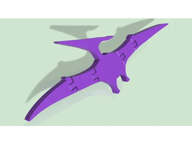 flexi articulado pteranodonte 3d by ar on 3D print model - Mito3D