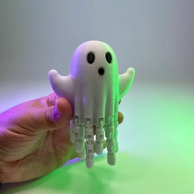 flexi ghost - 3d by cm design on thangs 3d print model - Mito3D