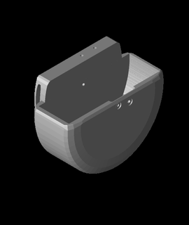 flexi leash holster svenio 3d print model - Mito3D
