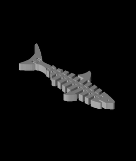 flexi requin intelligent 10000 3d print model - Mito3D
