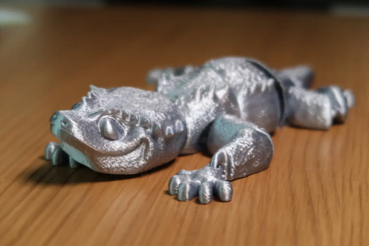 flexi spikey lizard - 3d by plaground on thangs 3D print model - Mito3D