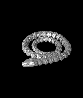 souple serpent texture impression 3d print model - Mito3D