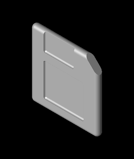 floppy disco riflettere dispositivi 3d print model - Mito3D