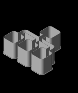 diagrama flujo organizativo gráfico 3 subs 3d print model - Mito3D