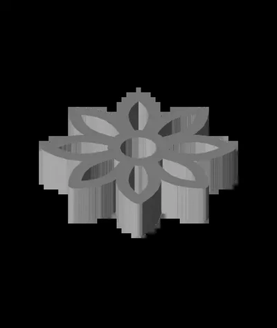 flor 5 stl 3d by aliceq on 3d print model - Mito3D