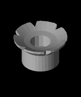 flower candle holder 3d model 3dprinting thangs 3d print model - Mito3D