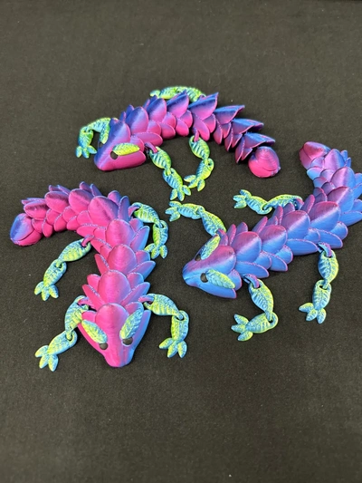 flower dragon - 3d by built bot on thangs 3d print model - Mito3D