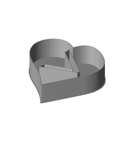 fluffy hearts greater-than sign nestable 3D print model - Mito3D