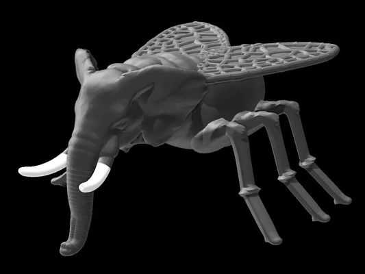 volar to elefante aus einen 3d by syzguru11 on gracias 3d print model - Mito3D