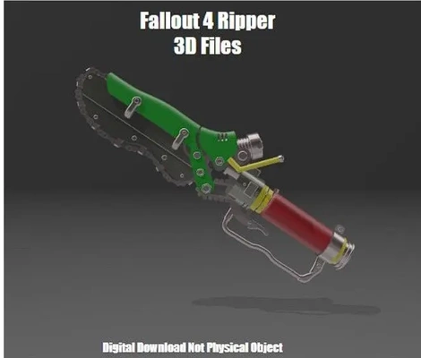 fo4 ripper - 3d by reprops03 on thangs 3d print model - Mito3D