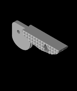 folding utility knife carabiner lock 3d print model - Mito3D