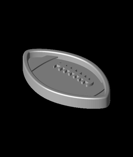 football - dump tray kcwarthog 3d print model - Mito3D