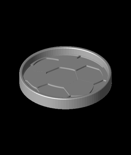 football - soccer ball tray kcwarthog 3d print model - Mito3D