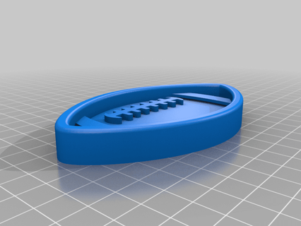 football coin dump tray - kcwarthog 3d print model - Mito3D