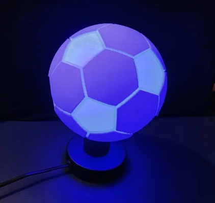 football bureau lampe 3d by ri0m0 fu balle lithophane sports équipement 3d print model - Mito3D