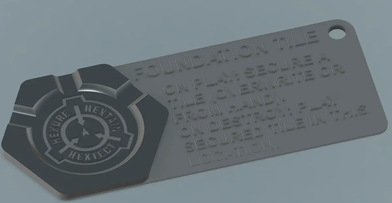 fondazione piastrella carta 3d by andrewtho5942 on grazie 3d print model - Mito3D