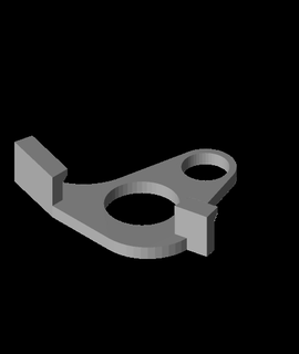 frame side Vernier Kulp destek gfcaim 3d print model - Mito3D