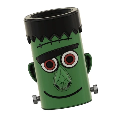 frankenstein remix of blank can cup returns - 3d by glytch on thangs 3d print model - Mito3D