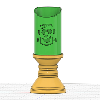 frankenstein tea light candlestl - glytch 3d print model - Mito3D