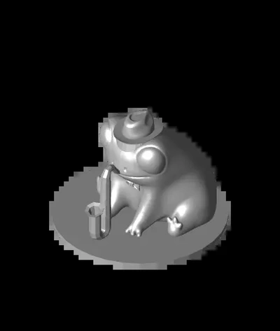 fred frog jazzystl - 3d by ianchenn on thangs 3d print model - Mito3D
