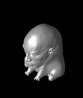 fredtherockstl 3d modèle gnome grisonnant 3d print model - Mito3D