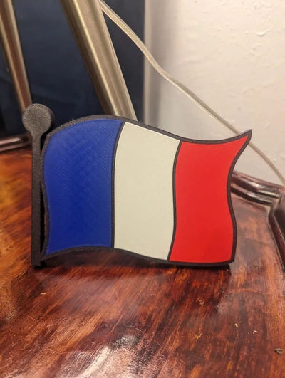 french flag - 3d by rwbdesigns on thangs 3d print model - Mito3D