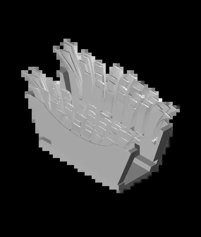 fransızca kızartma değiştirmek rıhtım örtmek kılıf 3d by umarmooraby teşekkürler 3d print model - Mito3D
