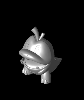fuecoco pokemon 3d print model - Mito3D
