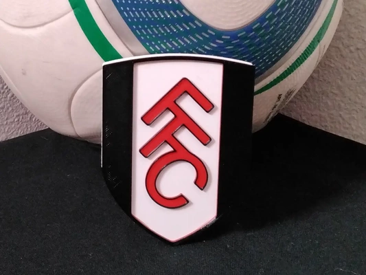 fulham fc sottobicchiere or placca 3d by daddywazzy creatore on grazie 3d print model - Mito3D