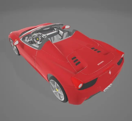 fully assembled ferrari 458 spider convertible - 3d by yaliyada on thangs 3d print model - Mito3D