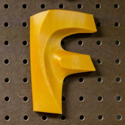 fusion 360 pegboard logo peg - 3d by on thangs fusion360 autodesk wall art mount board display sign 3d print model - Mito3D