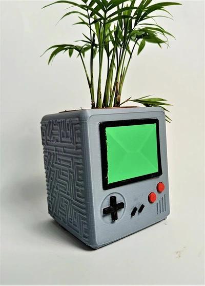 gamboy planteur 3d by ri0m0 gameboy nintendo 3d print model - Mito3D