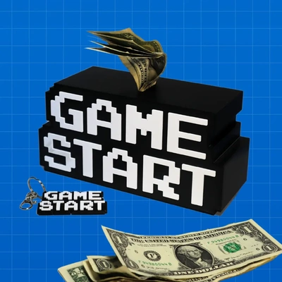 game start - money bank 3d by printingbuilds on thangs 3d print model - Mito3D