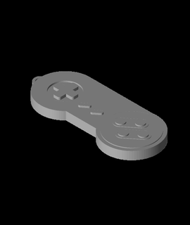 gamepad keychain gareth7562 3d print model - Mito3D
